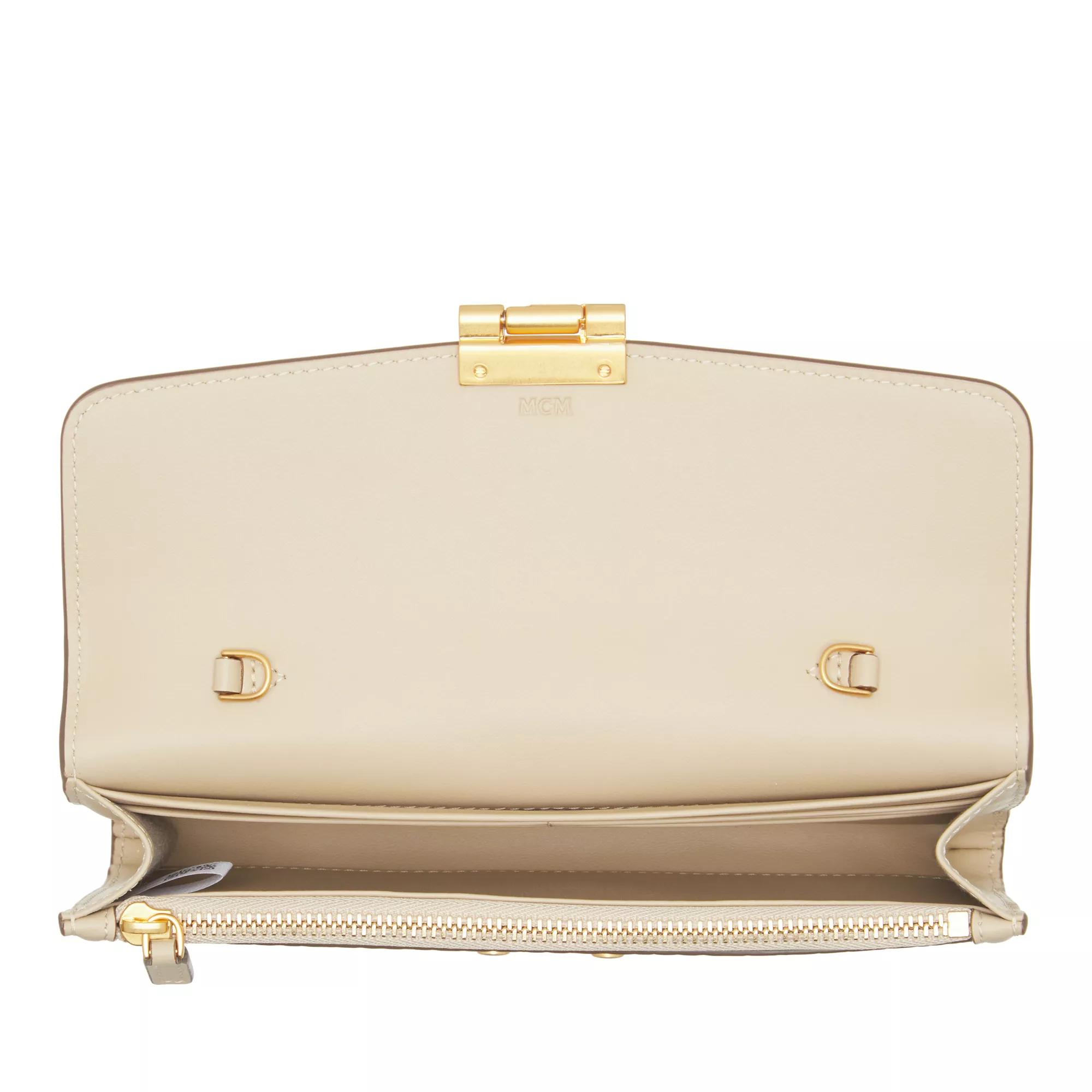 Mcm gold clearance wallet