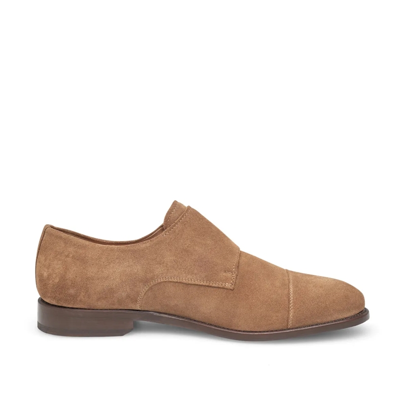 Henry Stevens Monkstraps Schnallenschuh Winston CDM beige