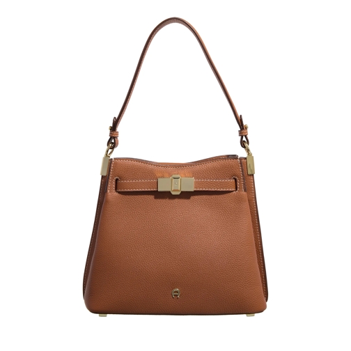 AIGNER Farah Cognac Brown Sac à bandoulière