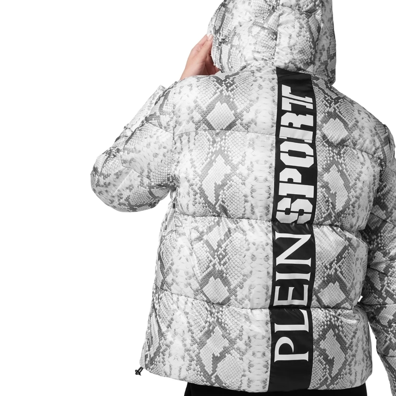 Plein Sport Daunenjacke Jacke Python grau(Image 5)