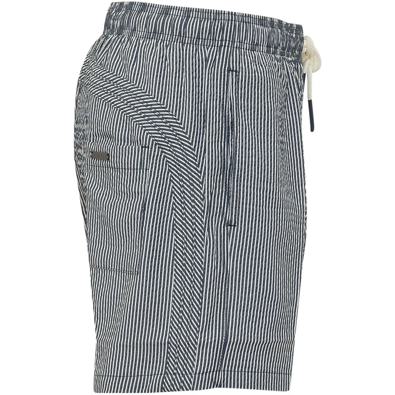SUNDEK  Costume da Bagno Corto a Righe con Coulisse dunkelblau(Image 3)