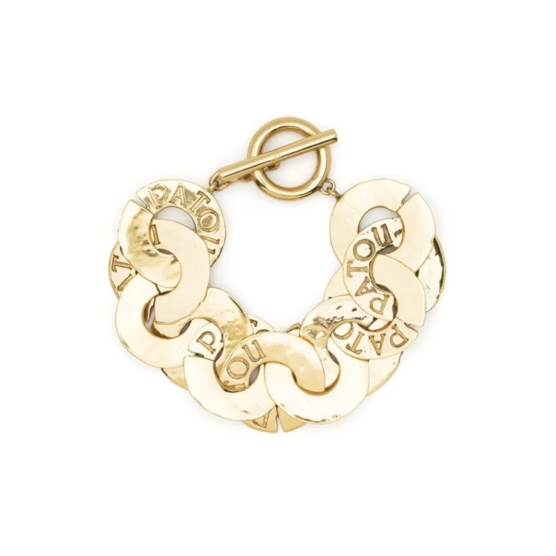 Patou Armband Hammered-Effect Gold-Plated Coin Bracelet Not Applicable