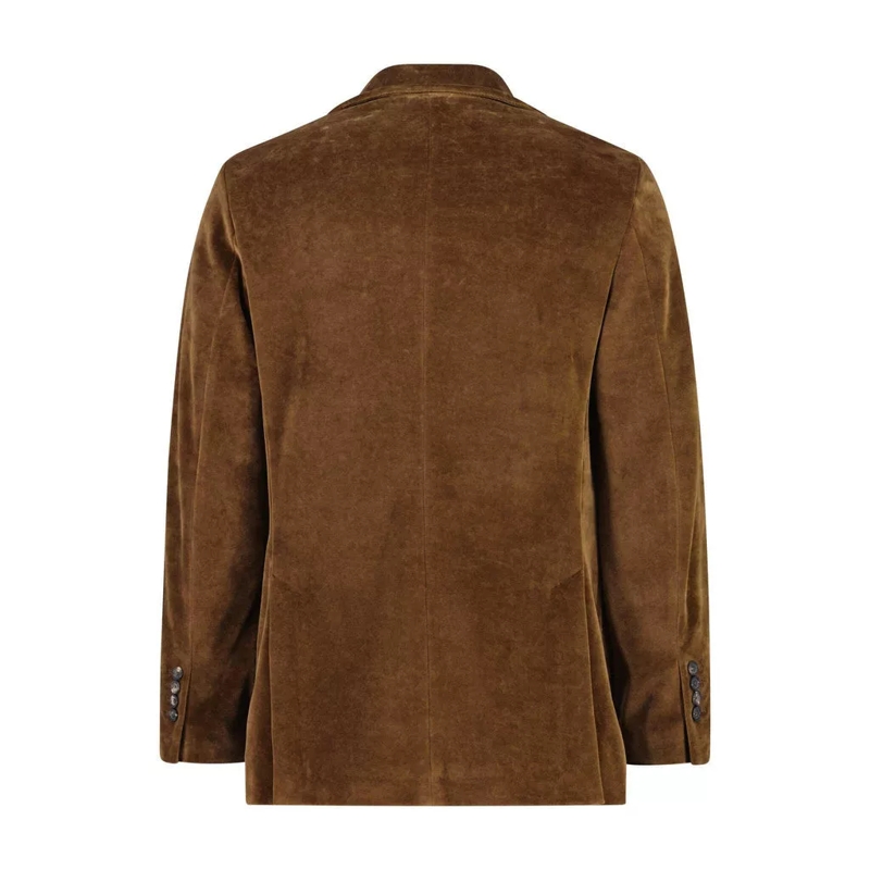 CIRCOLO 1901 Anzugjacke Sakko aus Baumwoll-Velours Schwarz(Image 3)