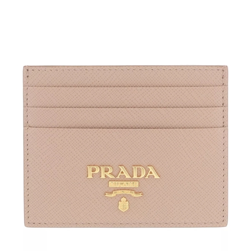 Prada Card Holder Saffiano Leather Cipria Korthållare