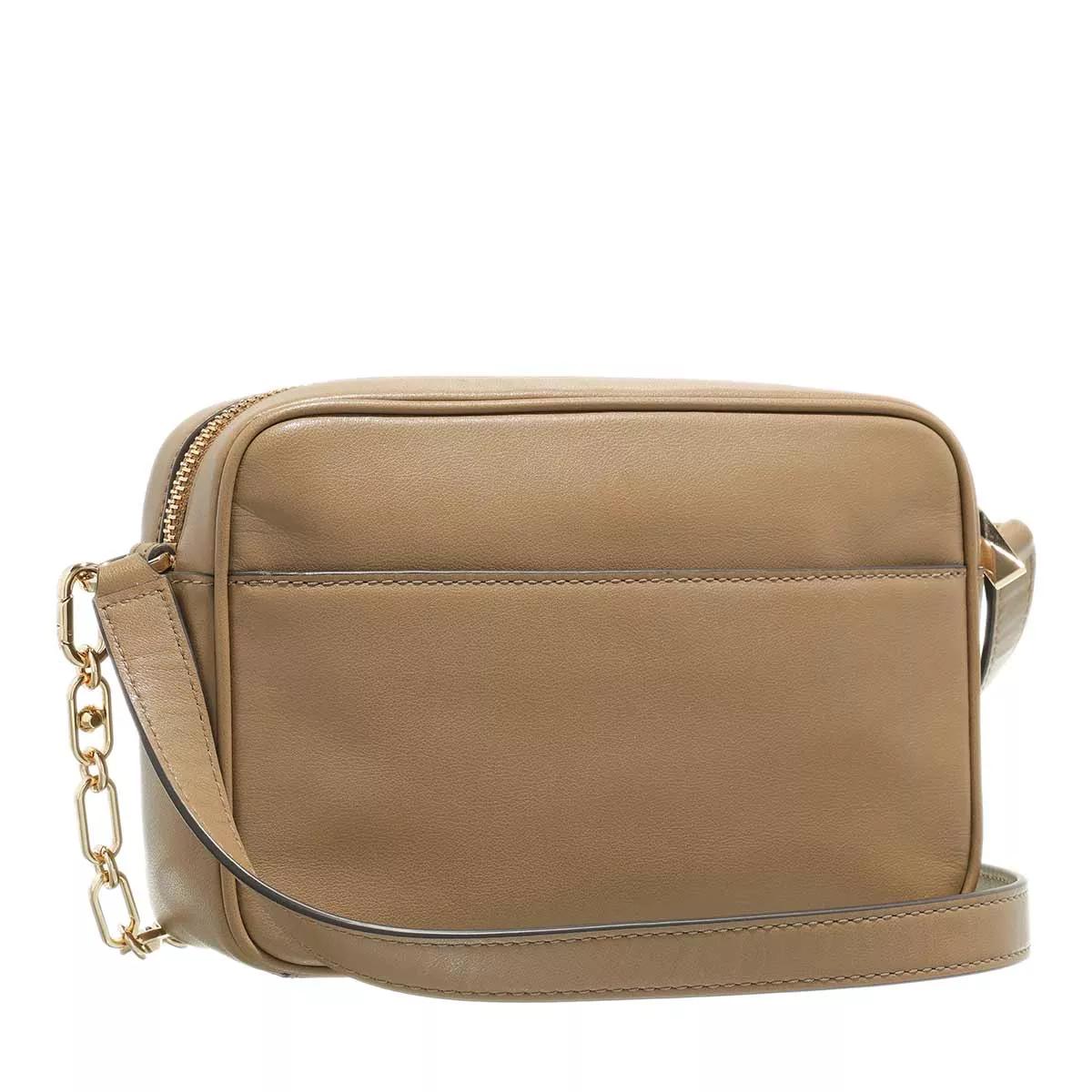 Michael kors tan cross deals body bag