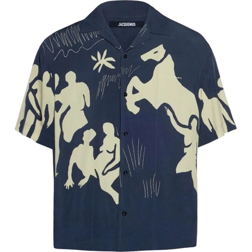 Jacquemus  Shirts Darkblue blau