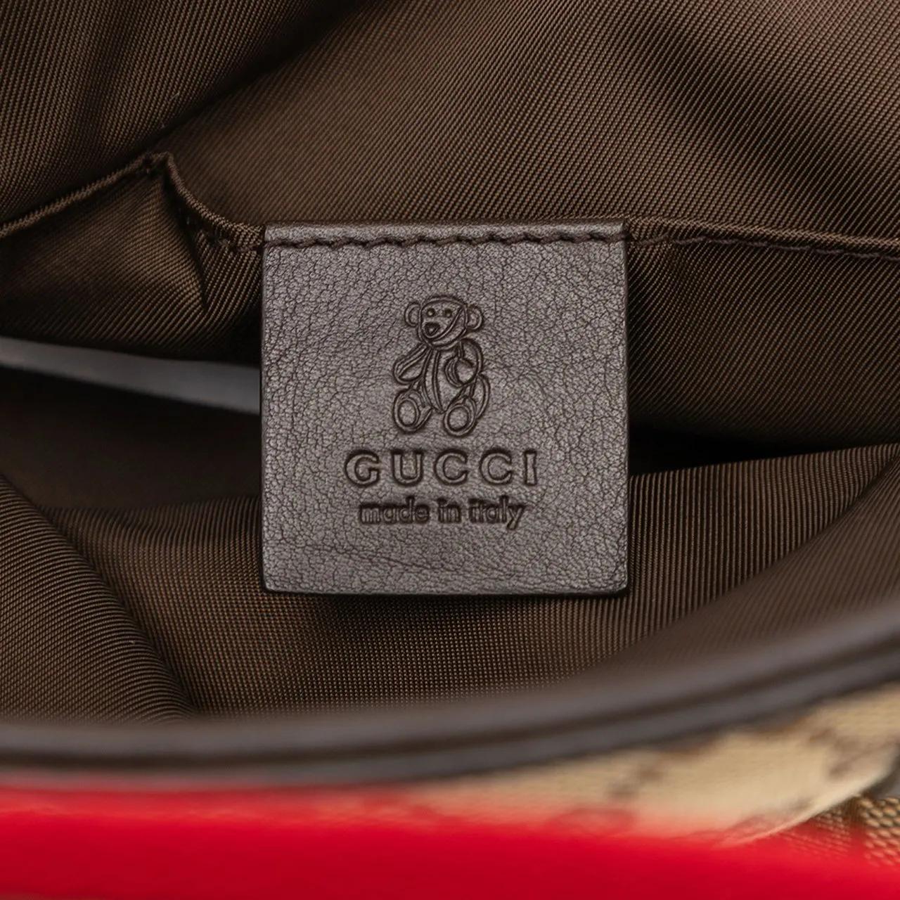 Thumbnail - Gucci Crossbody Bags - Mini GG Canvas Web Childrens Handbag - Gr. unisize - in Braun - für Damen