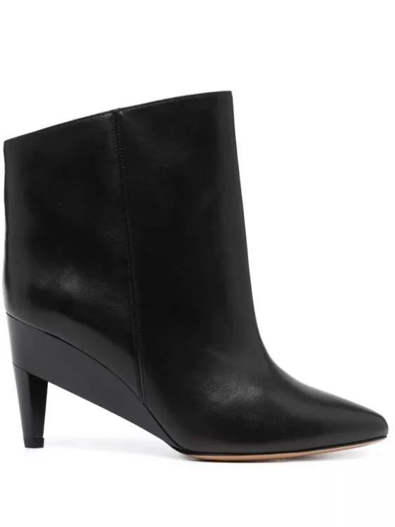 Thumbnail - Isabel Marant Stiefel - Dylvee 80Mm Pointed-Toe Boots - Gr. 37 (EU) - in Schwarz - für Damen
