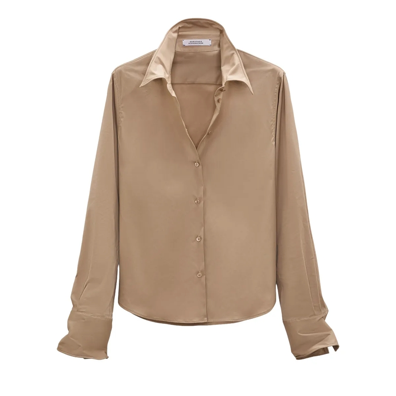 Dorothee Schumacher Bluse POPLIN LOVE blouse almond
