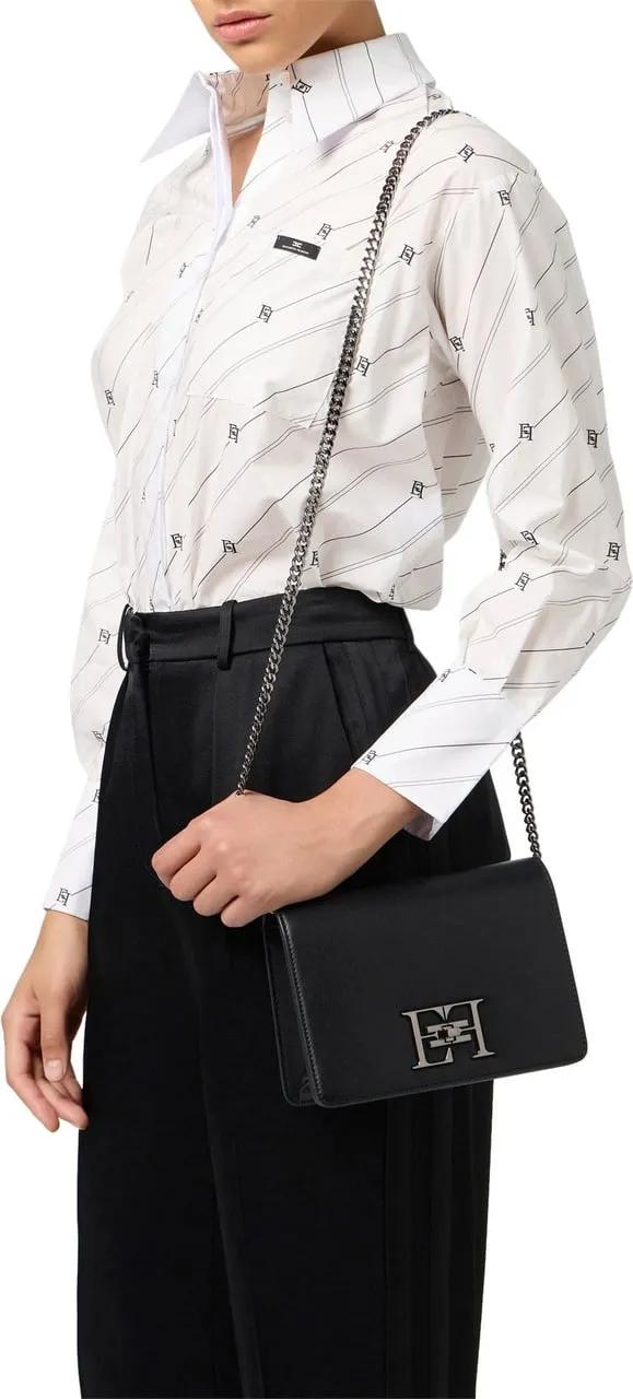 Elisabetta Franchi Hobo bags Black in zwart