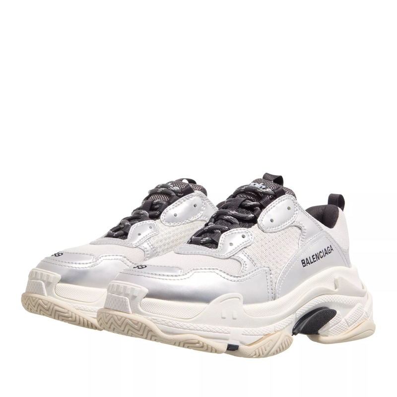 Balenciaga Low-Top-Sneaker Triple S Metallic 8191 black/white/silver