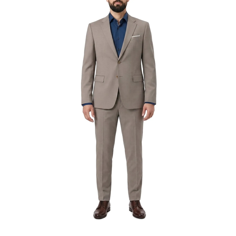 JOOP! Anzugkombination Zweiteiliger Slim-Fit Anzug braun(Image 2)