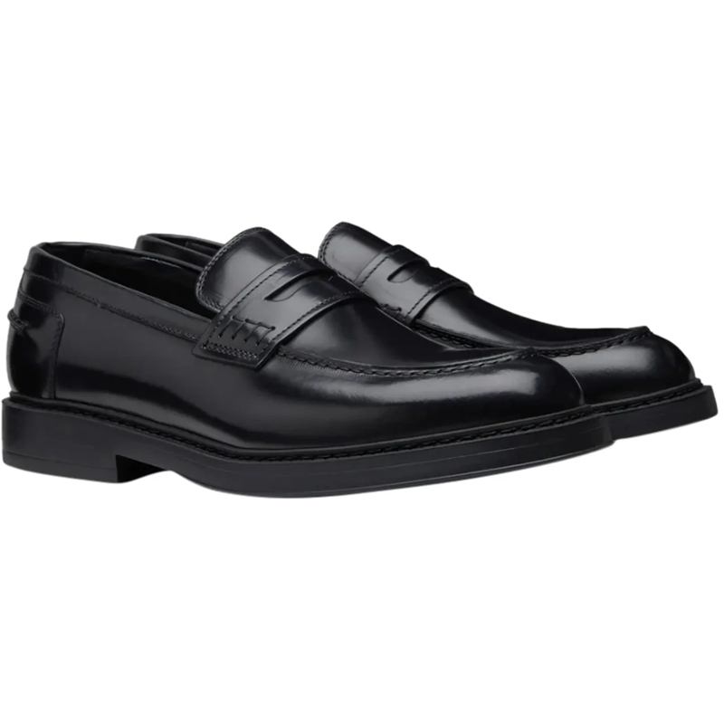 Doucal's Loafer Flat Shoes Black schwarz