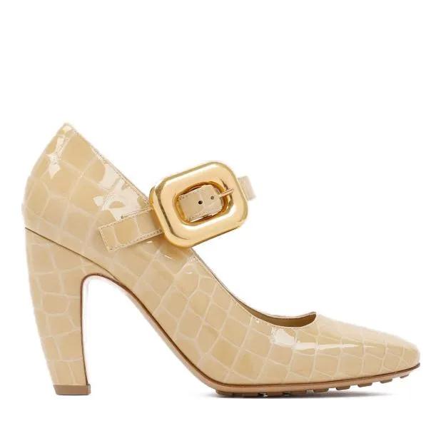 Thumbnail - Bottega Veneta Hohe Schuhe - Beige Mostra Mary Jane Pump - Gr. 36 (EU) - in Beige - für Damen