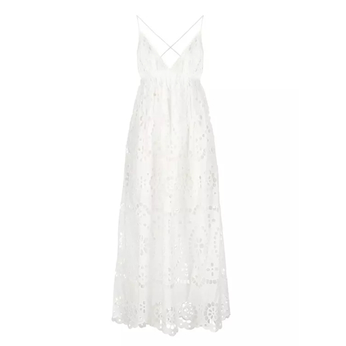Zimmermann Lexi Embroidered Dress White 