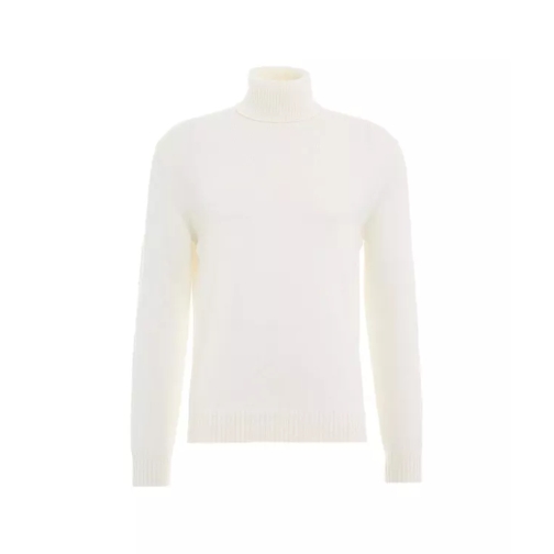 Ballantyne White Turtleneck Sweater White 