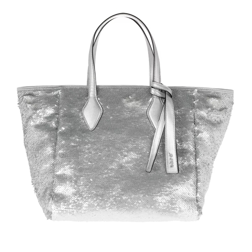 Abro Adria Shopping Bag Sequences Silver Boodschappentas