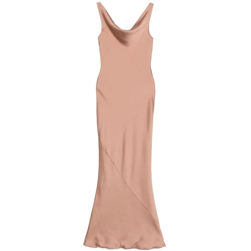 Norma Kamali Robe longue Dresses Beige beige