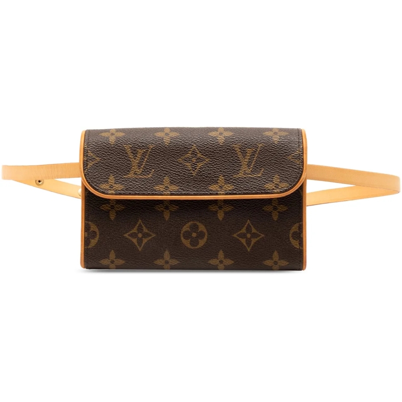 Louis Vuitton Gürteltasche Monogram Pochette Florentine braun