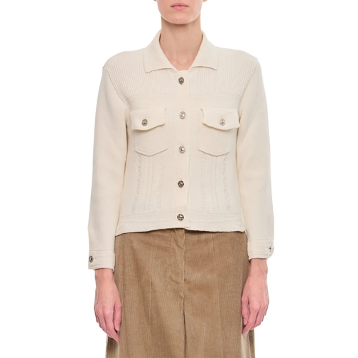 Barrie Veste de transition Cashmere Fitted Jacket Neutrals