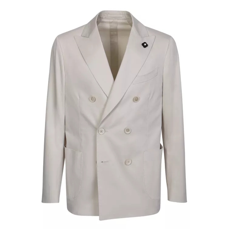 Lardini double 2025 breasted blazer