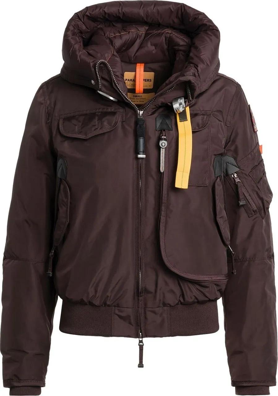 Thumbnail - Parajumpers - Gobi Hooded Bomber Obsidion - Größe S - rot
