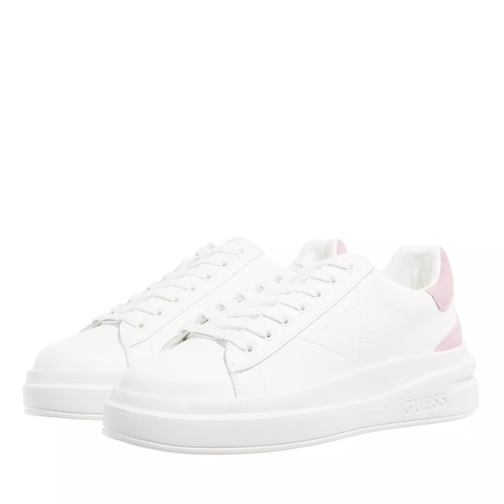 Guess Elbina White Pink lage-top sneaker