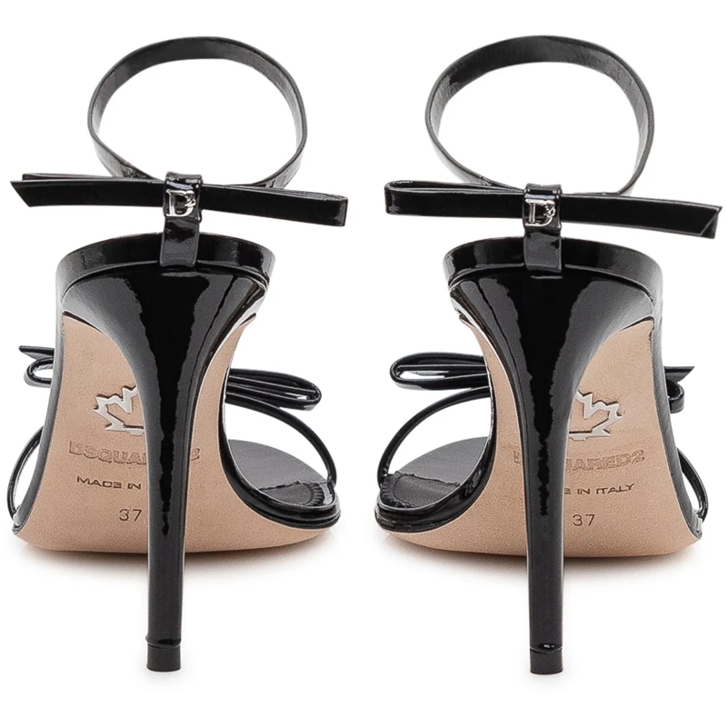 Dsquared2 Sandalen Sandalo Con Tacco Alto e Cinturino alla Caviglia schwarz(Image 3)