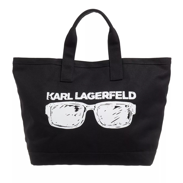 Karl lagerfeld canvas online tote bag