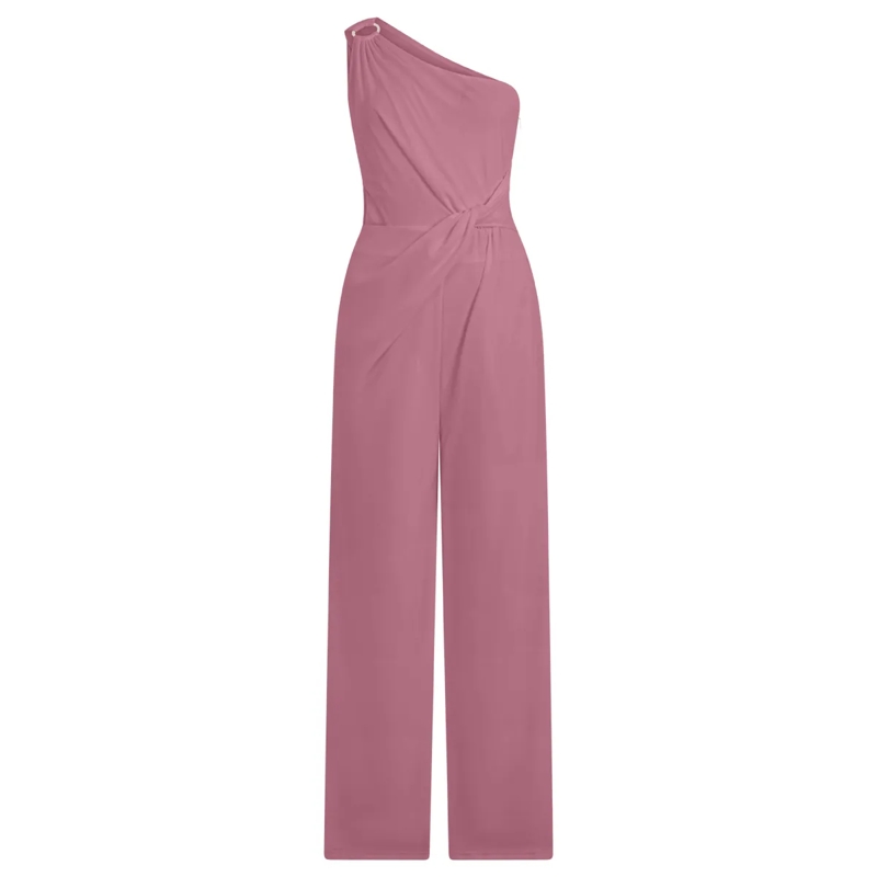 Apart Jumpsuit One-Shoulder Jerseyoverall rose
