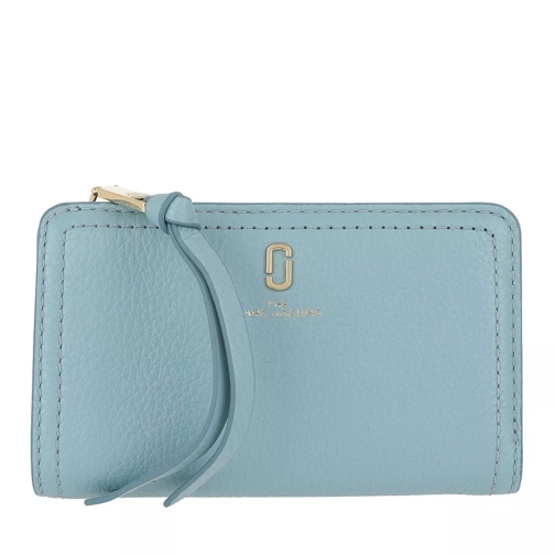 Marc Jacobs Softshot Compact Wallet Silent Blue Tvåveckad plånbok