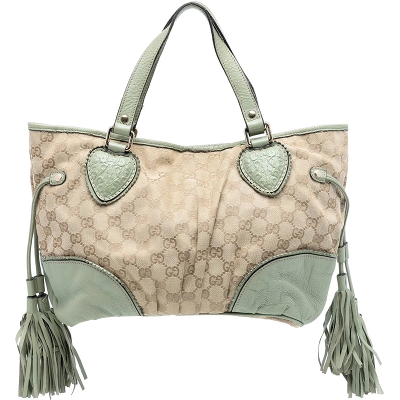 Gucci Shopper Small GG Canvas Tribeca Tote braun