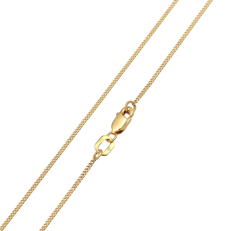 Elli Mittellange Halskette Halskette Anhänger Diamant Schwarz (0.006 ct) Topa gold(Image 4)