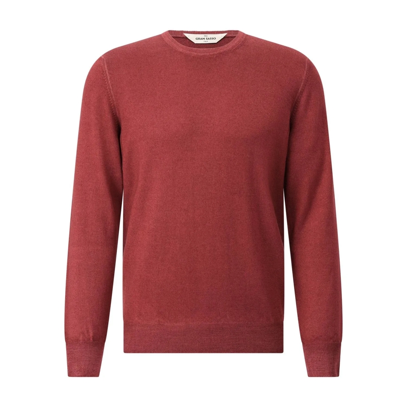Gran Sasso Pullover Strickpullover aus Wolle Rot