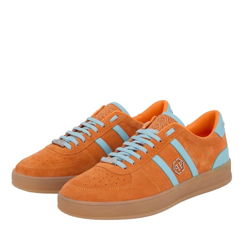 Philipp Plein Low-Top-Sneaker Low-Top Sneakers Retro Rebel orange