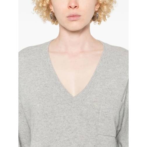 Lorena Antoniazzi Robes midi Knitted Midi Dress Grey (Image 5)