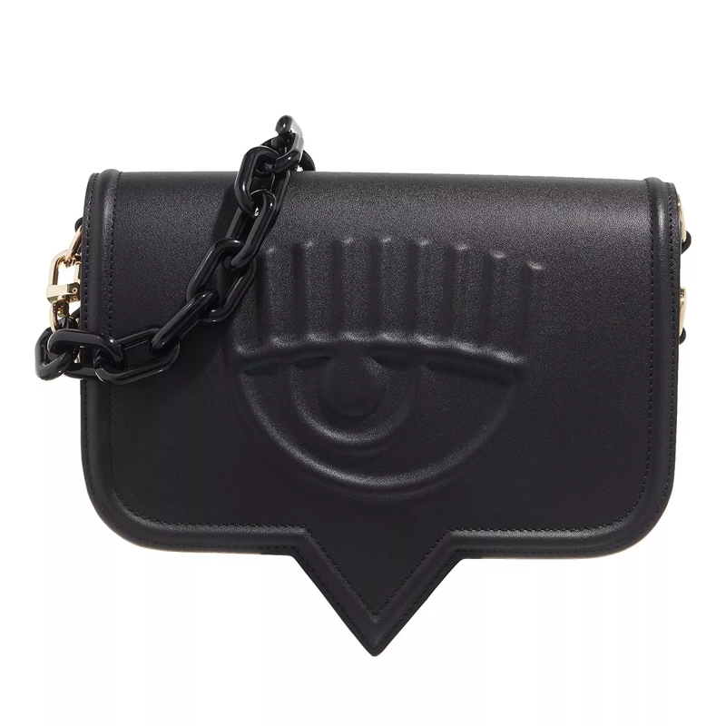 Chiara Ferragni Schultertasche Range A - Eyelike Bags, Sketch 03 Bags Black