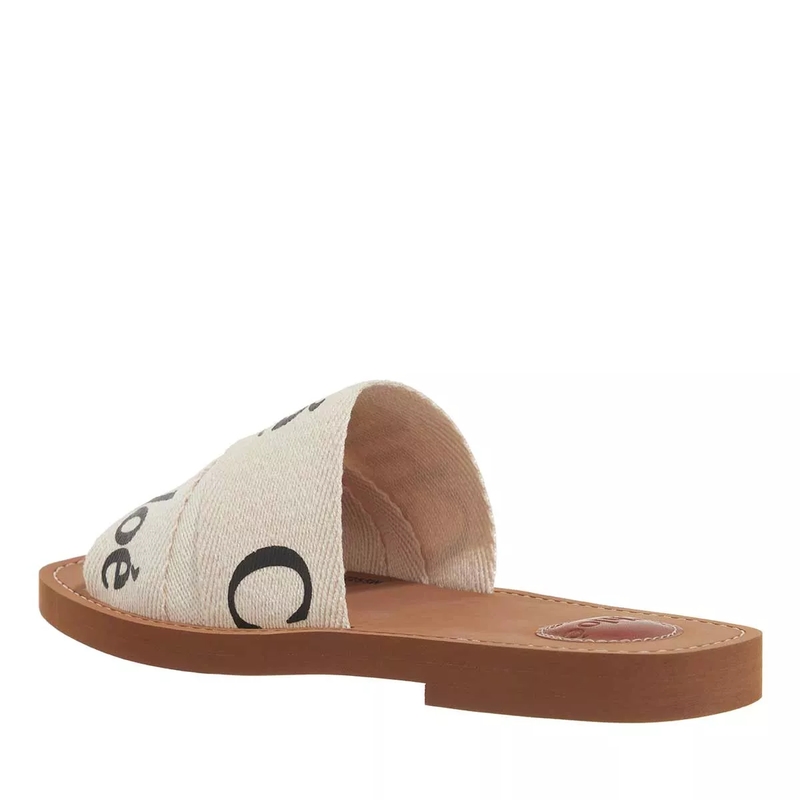 Chloé Slides Woody Flat Mule Beige(Image 3)