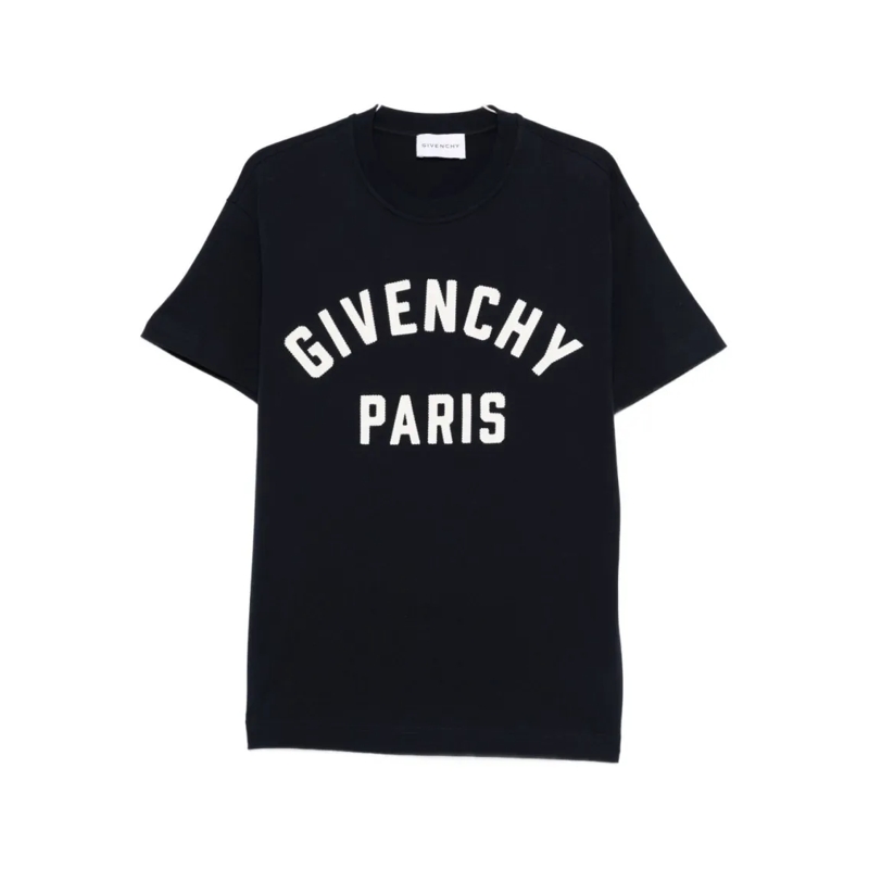Givenchy T-shirt Navy Crew Neck T-Shirt Black