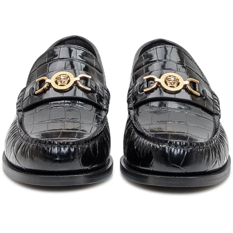 Versace Loafer Mocassini in Pelle schwarz(Image 2)
