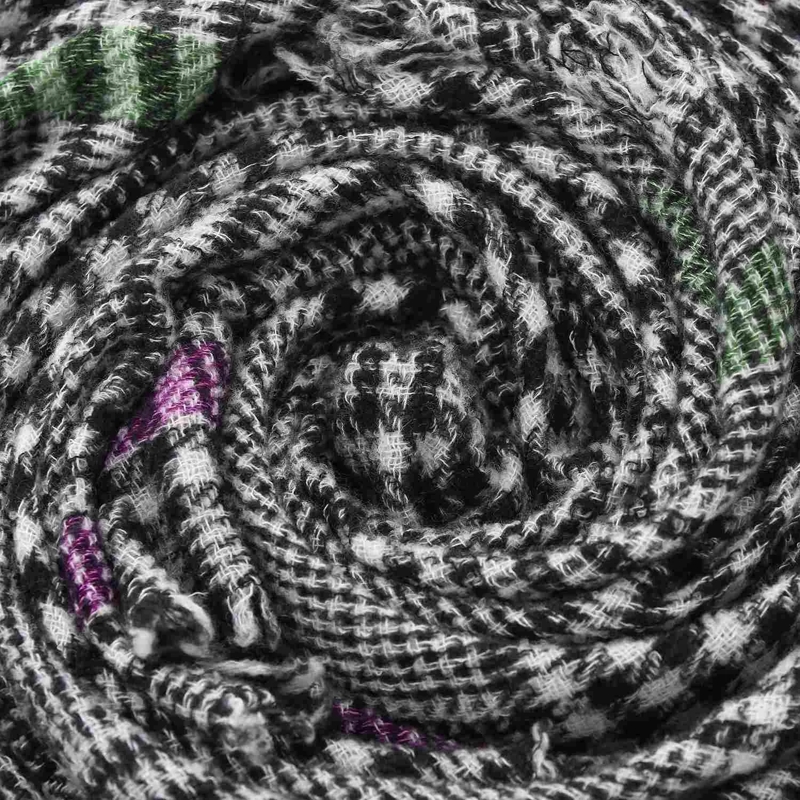 Faliero Sarti Leichter Schal Schal im karierten Design mehrfarbig(Image 2)