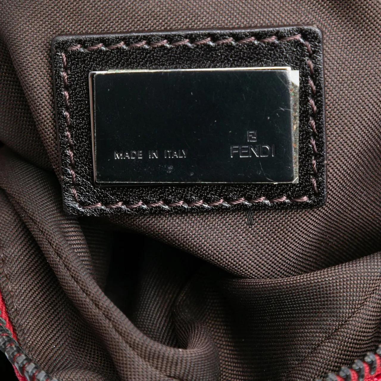 Thumbnail - Fendi Hobo Bags - Zucchino Canvas Oyster Hobo - Gr. unisize - in Rot - für Damen