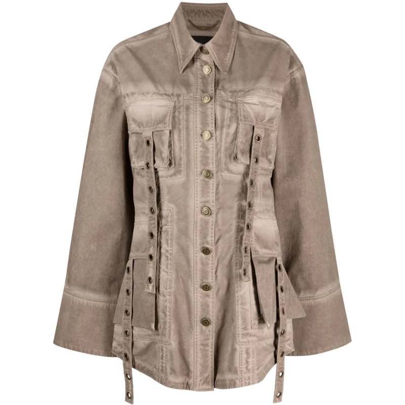 Blumarine Veste de transition Coats Brown braun