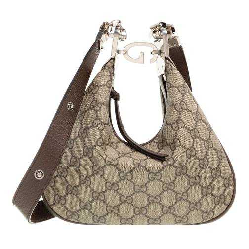 Gucci Attache Small Shoulderbag Beige Orange Crossbody Bag