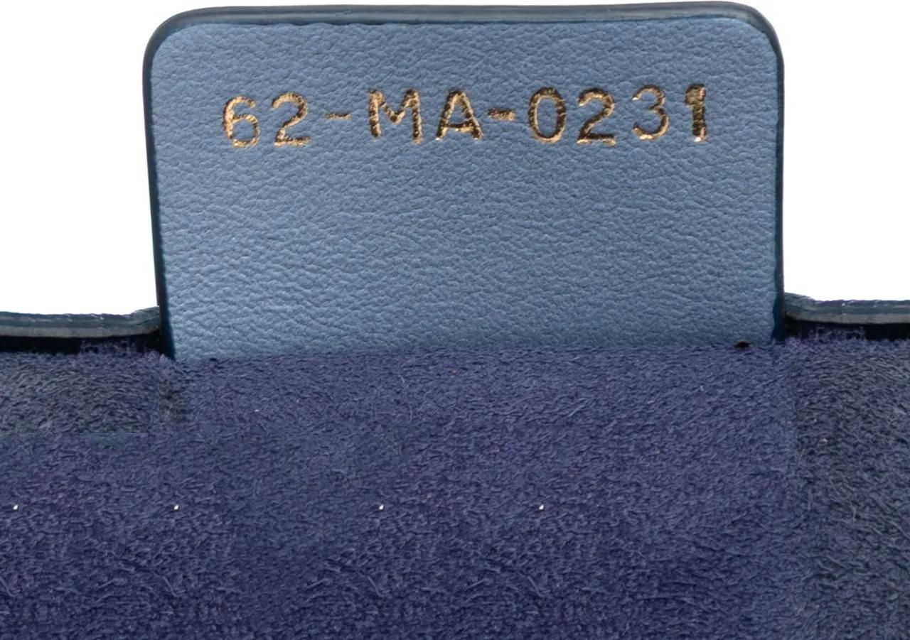 Thumbnail - Christian Dior Shopper - Medium Ombre Embossed Leather Book Tote - Gr. unisize - in Blau - für Damen