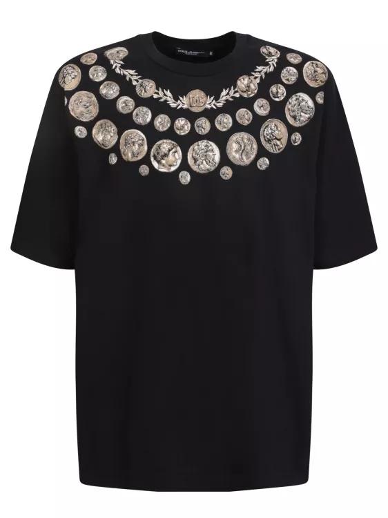 Thumbnail - Dolce&Gabbana - T-shirts And Polos Black - Größe S - schwarz