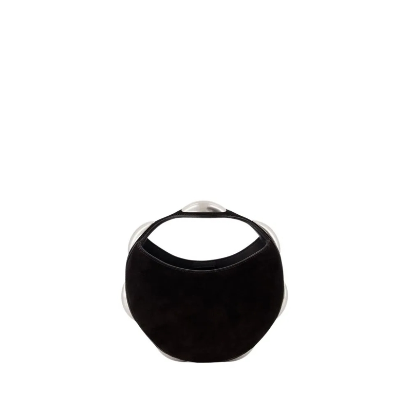 Alexander Wang Crossbodytas Dome Circular Top Handle Bag - Leather - Black Black