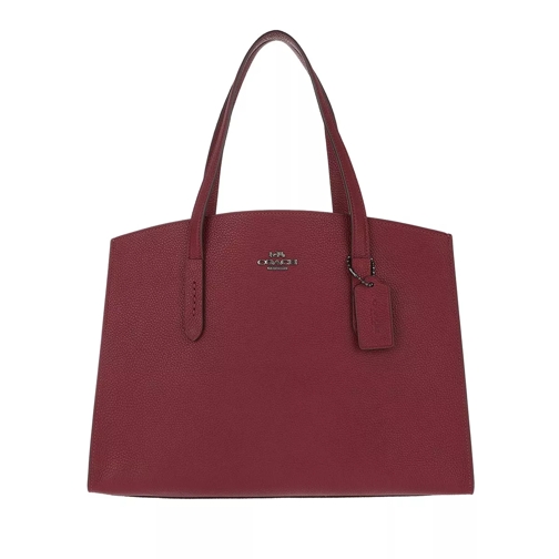 Coach Womens Bags Carryalls Red Rymlig shoppingväska