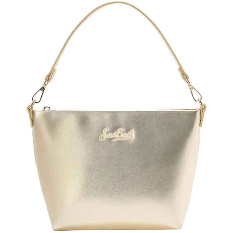 Mc2 Saint Barth Schoudertas Bags Laminated Leather Gold gold