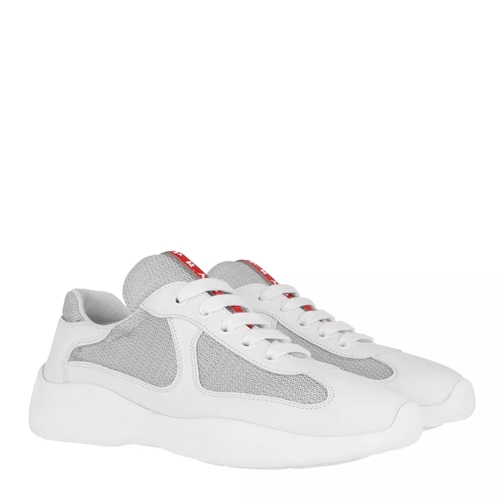 Prada New America's Cup Sneakers White/Silver Low-Top Sneaker